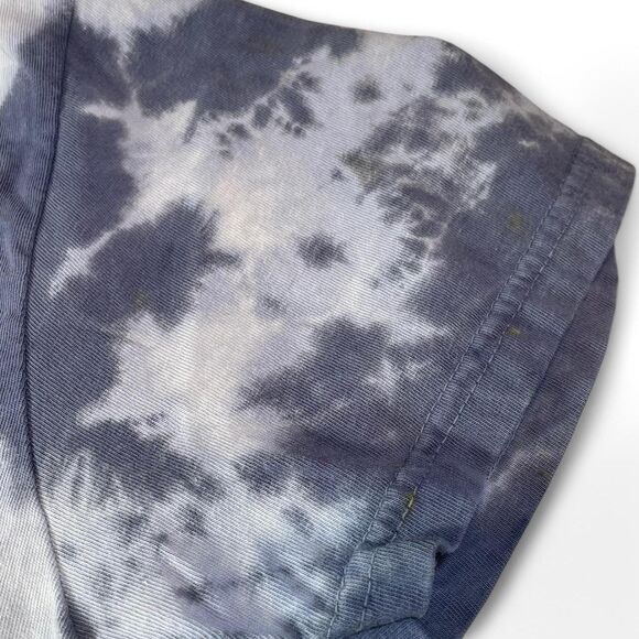 Blue and white tie-dye t-shirt Communion Tattoo Parlor - Picture 7 of 7